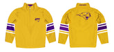 Northern Iowa Panthers Vive La Fete Game Day Gold Quarter Zip Pullover Stripes on Sleeves - Vive La Fête - Online Apparel Store