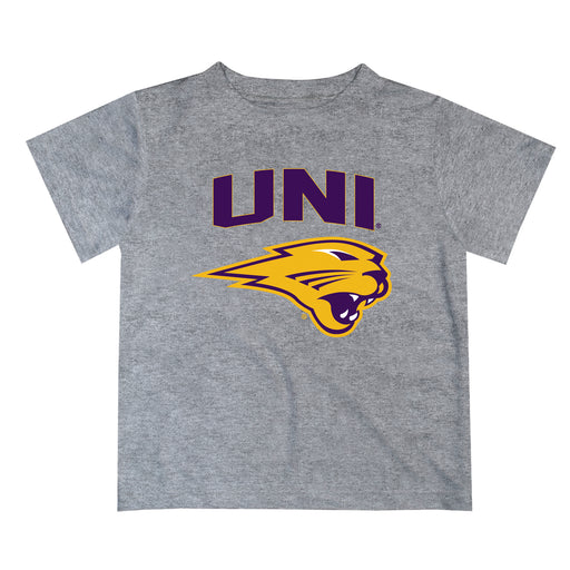 Northern Iowa Panthers Vive La Fete Boys Game Day V2 Gray Short Sleeve Tee Shirt