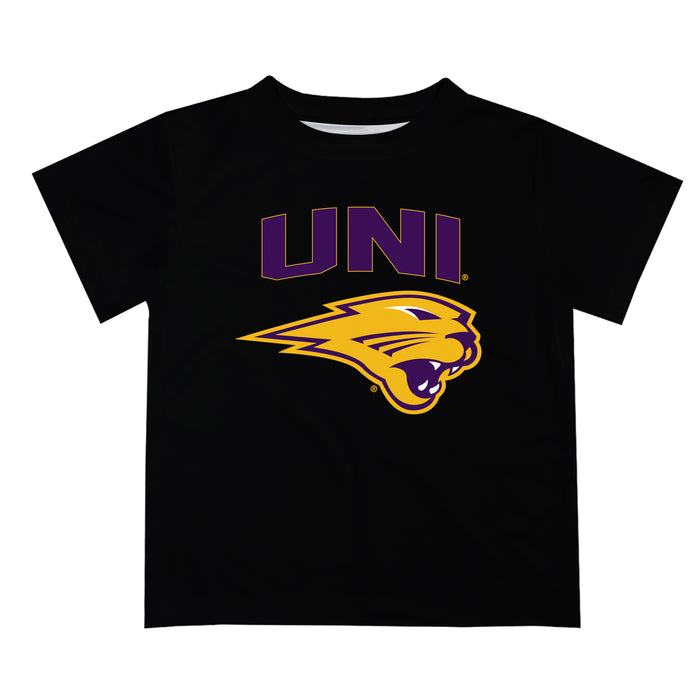 Northern Iowa Panthers Vive La Fete Boys Game Day V2 Black Short Sleeve Tee Shirt