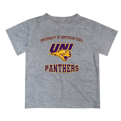 Northern Iowa Panthers Vive La Fete Boys Game Day V3 Gray Short Sleeve Tee Shirt