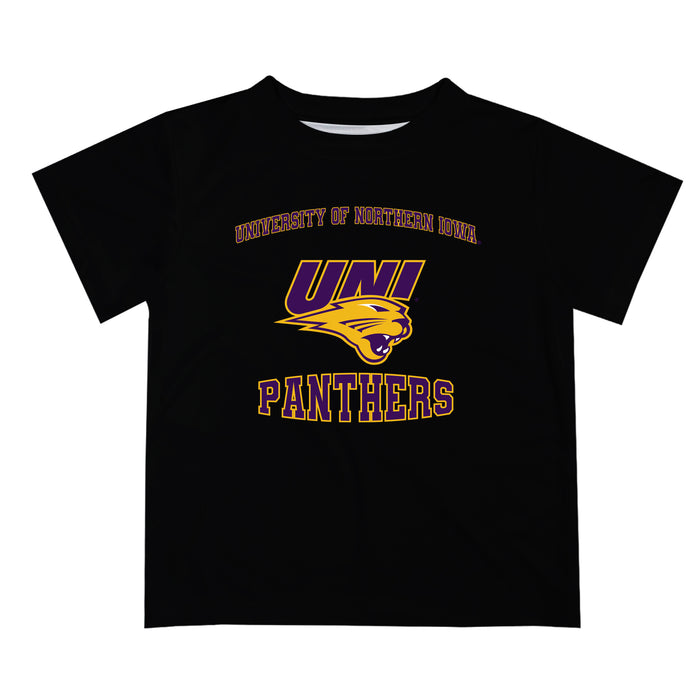 Northern Iowa Panthers Vive La Fete Boys Game Day V3 Black Short Sleeve Tee Shirt