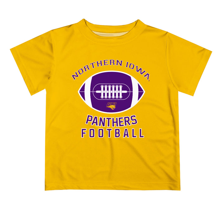 Northern Iowa Panthers Vive La Fete Football White Short Sleeve Tee Shirt - Vive La Fête - Online Apparel Store