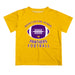 Northern Iowa Panthers Vive La Fete Football White Short Sleeve Tee Shirt - Vive La Fête - Online Apparel Store