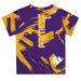 Northern Iowa Panthers Vive La Fete Boys Game Day Purple Short Sleeve Tee Paint Brush - Vive La Fête - Online Apparel Store