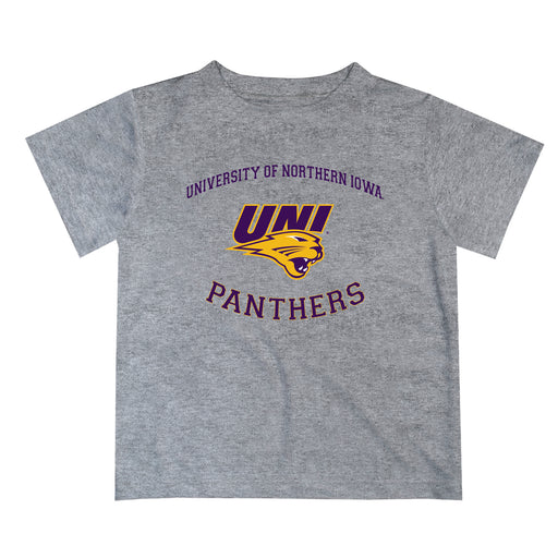 Northern Iowa Panthers Vive La Fete Boys Game Day V1 Gray Short Sleeve Tee Shirt