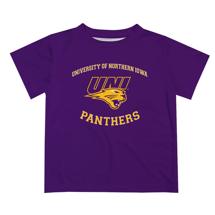 Northern Iowa Panthers Vive La Fete Boys Game Day V1 Purple Short Sleeve Tee Shirt