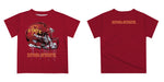Iowa State Cyclones ISU Original Dripping Football Helmet Red T-Shirt by Vive La Fete - Vive La Fête - Online Apparel Store