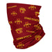 Iowa State Cyclones Vive La Fete All Over Logo Game Day Collegiate Face Cover Soft 4 Way Stretch Neck Gaiter - Vive La Fête - Online Apparel Store