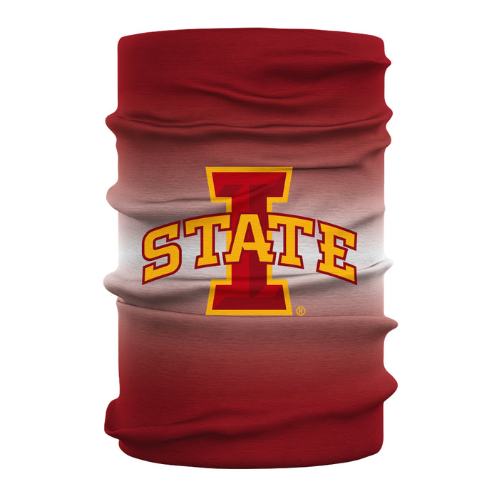 Iowa State Cyclones Vive La Fete Degrade Logo Game Day Collegiate Face Cover Soft 4-Way Stretch Neck Gaiter - Vive La Fête - Online Apparel Store