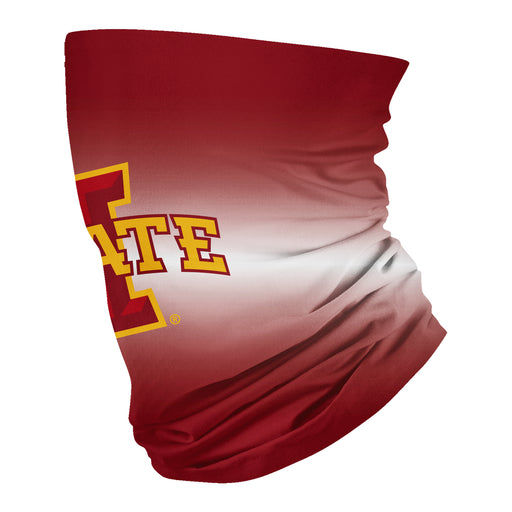 Iowa State Cyclones Vive La Fete Degrade Logo Game Day Collegiate Face Cover Soft 4-Way Stretch Neck Gaiter - Vive La Fête - Online Apparel Store