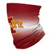 Iowa State Cyclones Vive La Fete Degrade Logo Game Day Collegiate Face Cover Soft 4-Way Stretch Neck Gaiter - Vive La Fête - Online Apparel Store