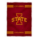Iowa State Cyclones ISU Vive La Fete Game Day Soft Premium Fleece Maroon Throw Blanket 40" x 58” Logo and Stripes - Vive La Fête - Online Apparel Store