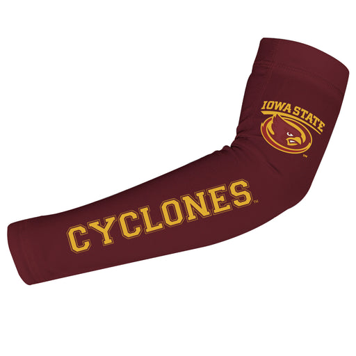 Iowa State Cyclones ISU Vive La Fete Toddler Youth Women Game Day Solid Arm Sleeve Pair Primary Logo and Mascot