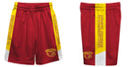 Iowa State Cyclones ISU Vive La Fete Game Day Maroon Stripes Boys Solid Gold Athletic Mesh Short - Vive La Fête - Online Apparel Store