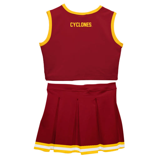 Iowa State Cyclones ISU Vive La Fete Game Day Maroon Sleeveless Cheerleader Set - Vive La Fête - Online Apparel Store