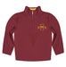 Iowa State Cyclones ISU Vive La Fete Game Day Solid Red Quarter Zip Pullover Sleeves