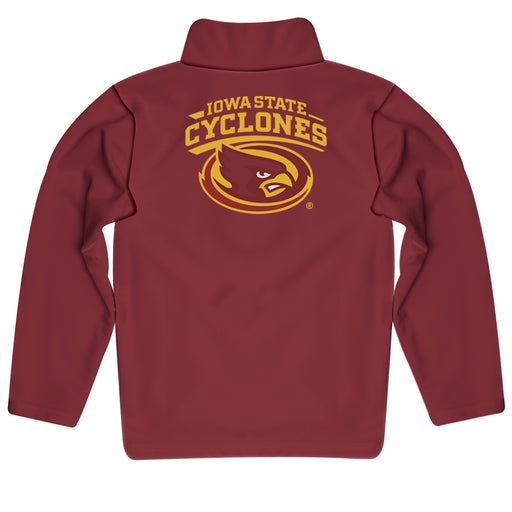Iowa State Cyclones ISU Vive La Fete Game Day Solid Red Quarter Zip Pullover Sleeves - Vive La Fête - Online Apparel Store