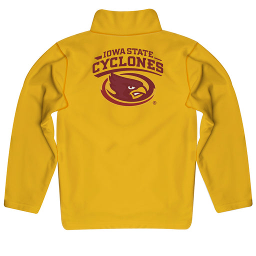 Iowa State Cyclones ISU Vive La Fete Game Day Solid Gold Quarter Zip Pullover Sleeves - Vive La Fête - Online Apparel Store