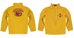 Iowa State Cyclones ISU Vive La Fete Game Day Solid Gold Quarter Zip Pullover Sleeves - Vive La Fête - Online Apparel Store