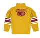Iowa State Cyclones ISU Vive La Fete Game Day Gold Quarter Zip Pullover Stripes on Sleeves - Vive La Fête - Online Apparel Store