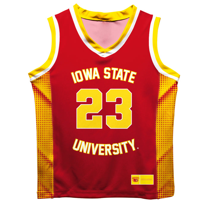 Iowa State Cyclones ISU Vive La Fete Game Day Cardinal Boys Fashion Basketball Top