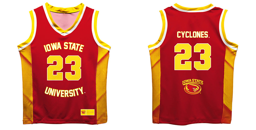 Iowa State Cyclones ISU Vive La Fete Game Day Cardinal Boys Fashion Basketball Top - Vive La Fête - Online Apparel Store