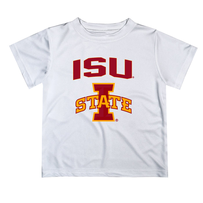 Iowa State Cyclones ISU Vive La Fete Boys Game Day V2 White Short Sleeve Tee Shirt