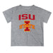 Iowa State Cyclones ISU Vive La Fete Boys Game Day V2 Heather Gray Short Sleeve Tee Shirt