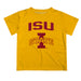 Iowa State Cyclones ISU Vive La Fete Boys Game Day V2 Gold Short Sleeve Tee Shirt