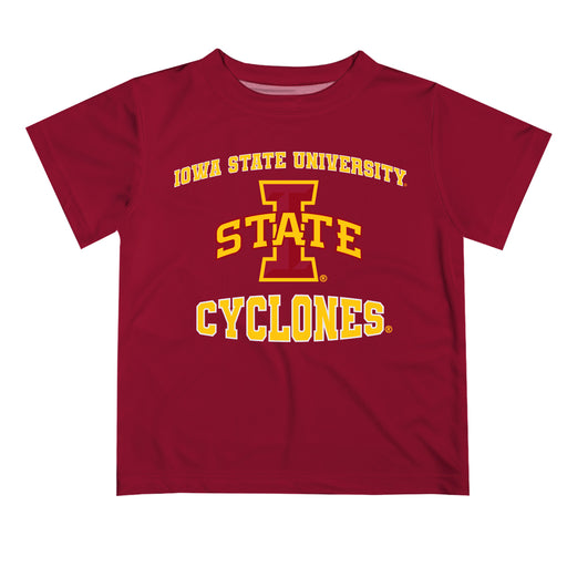 Iowa State Cyclones ISU Vive La Fete Boys Game Day V3 Maroon Short Sleeve Tee Shirt