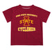 Iowa State Cyclones ISU Vive La Fete Boys Game Day V3 Maroon Short Sleeve Tee Shirt