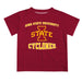 Iowa State Cyclones ISU Vive La Fete Boys Game Day V3 Maroon Short Sleeve Tee Shirt