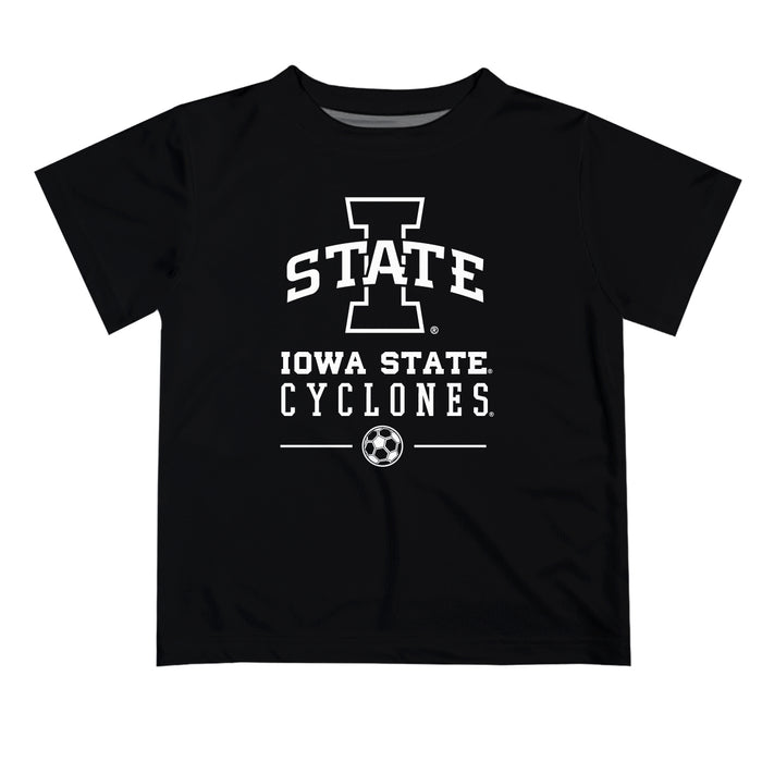 Iowa State Cyclones ISU Vive La Fete Soccer V1 Black Short Sleeve Tee Shirt
