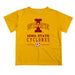 Iowa State Cyclones ISU Vive La Fete Soccer V1 Gold Short Sleeve Tee Shirt