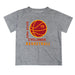 Iowa State Cyclones ISU Vive La Fete Basketball V1 Heather Gray Short Sleeve Tee Shirt