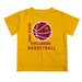 Iowa State Cyclones ISU Vive La Fete Basketball V1 Gold Short Sleeve Tee Shirt