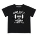 Iowa State Cyclones ISU Vive La Fete Football V2 Black Short Sleeve Tee Shirt