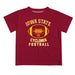 Iowa State Cyclones ISU Vive La Fete Football V2 Maroon Short Sleeve Tee Shirt