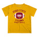Iowa State Cyclones ISU Vive La Fete Football V2 Gold Short Sleeve Tee Shirt