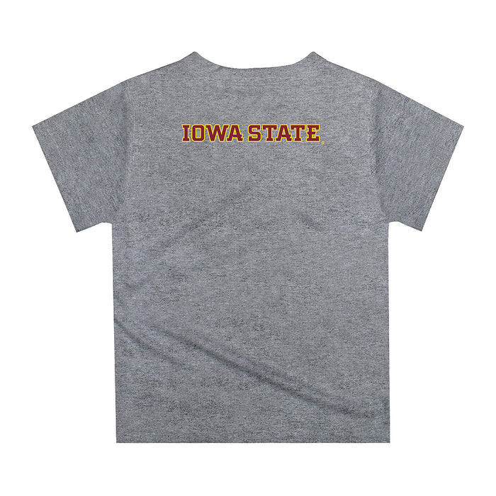 Iowa State Cyclones ISU Original Dripping Basketball Gold T-Shirt by Vive La Fete - Vive La Fête - Online Apparel Store