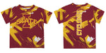 Iowa State Cyclones ISU Vive La Fete Boys Game Day Cradinal Short Sleeve Tee Paint Brush - Vive La Fête - Online Apparel Store