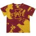 Iowa State Cyclones ISU Vive La Fete Marble Boys Game Day Cardinal Short Sleeve Tee