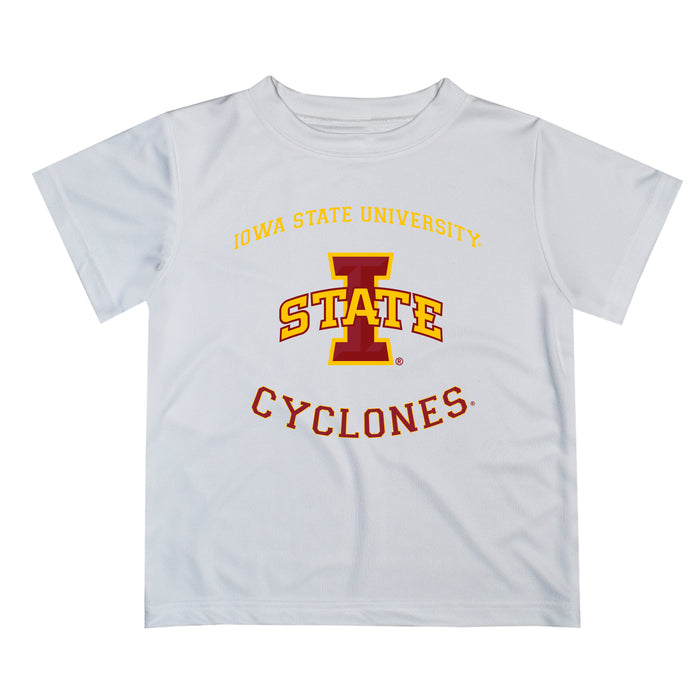 Iowa State Cyclones ISU Vive La Fete Boys Game Day V1 White Short Sleeve Tee Shirt