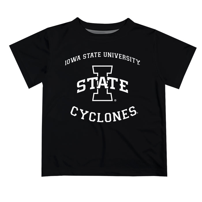 Iowa State Cyclones ISU Vive La Fete Boys Game Day V1 Black Short Sleeve Tee Shirt