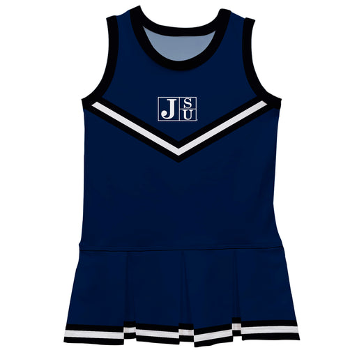 Jackson State Tigers JSU Vive La Fete Game Day Blue Sleeveless Cheerleader Dress