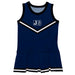 Jackson State Tigers JSU Vive La Fete Game Day Blue Sleeveless Cheerleader Dress