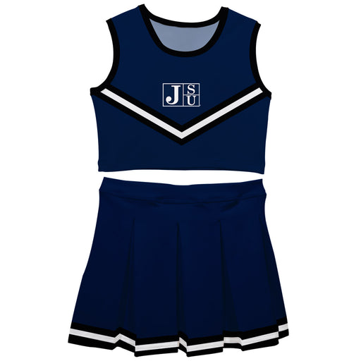 Jackson State Tigers JSU Vive La Fete Game Day Blue Sleeveless Cheerleader Set