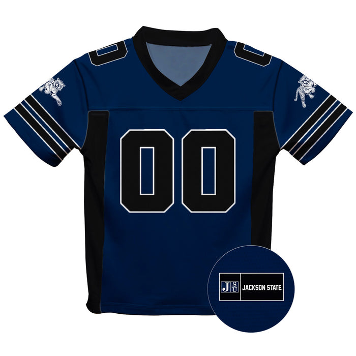 Jackson State University Tigers Vive La Fete Game Day Blue Boys Fashion Football T-Shirt - Vive La Fête - Online Apparel Store