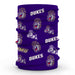 James Madison University Dukes Neck Gaiter Purple All Over Logo - Vive La Fête - Online Apparel Store