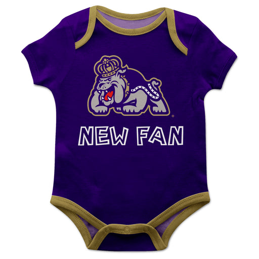 JMU Dukes Vive La Fete Infant Game Day Purple Short Sleeve Onesie New Fan Mascot Bodysuit - Vive La Fête - Online Apparel Store